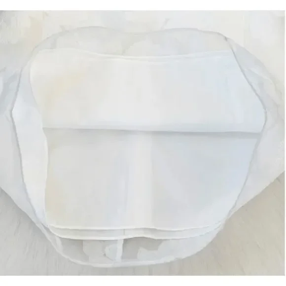 NWT Amsale Strapless Rose fil-coupe White Pencil Dress BRIDAL - 4, 6, 8, 10, 12 - Picture 10 of 10